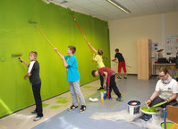 MLK Schule: Grünes Klassenzimmer