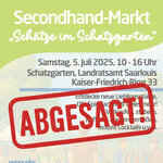 Absage-Flohmarkt