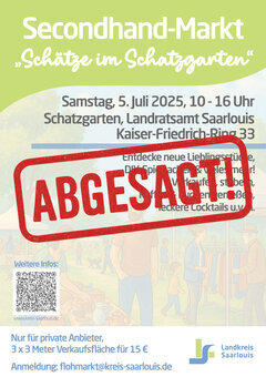Absage-Flohmarkt