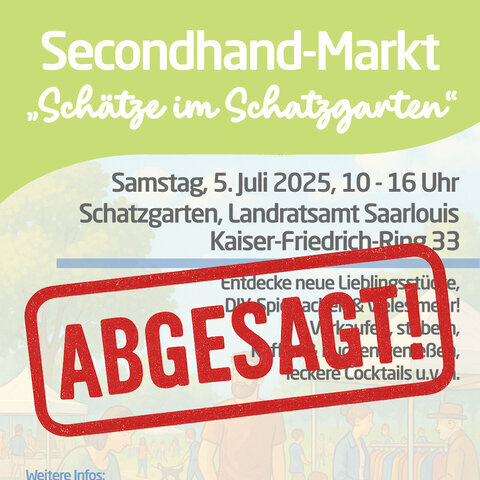 Absage-Flohmarkt