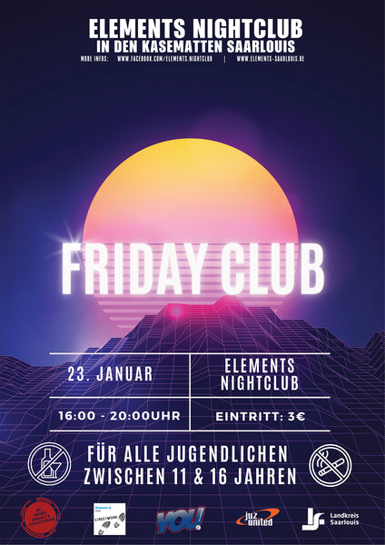 Plakat Friday Club
