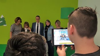 Kettelerschule_Medienschule_Überraschungsgruppenfoto Kettelerschule_Medienschule_Überraschungsgruppenfoto