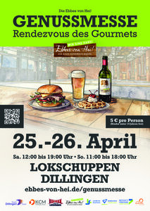 Das offizielle Plakat der Ebbes von Hei!-Genussmesse