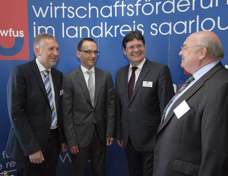 Unternehmerfrühstück mit Landrat,Minister und WFUS-Geschäftsführer