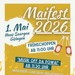 Poster zum Maifest 2026
