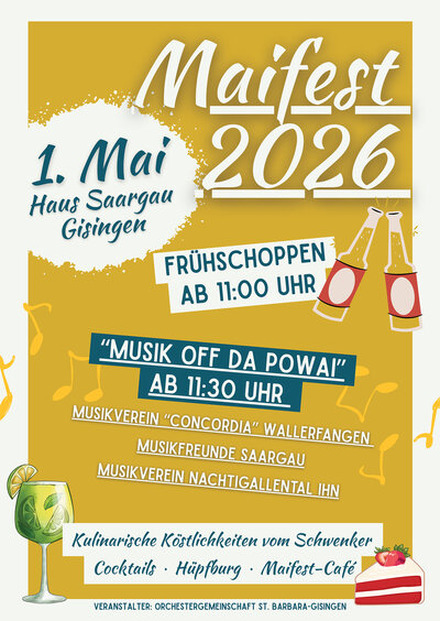 Poster zum Maifest 2026