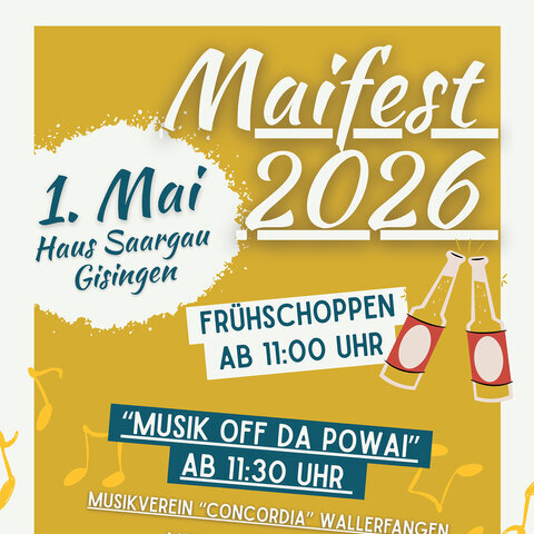 Poster zum Maifest 2026
