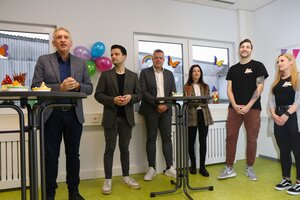 Landrat Lauer im Zwergwerk