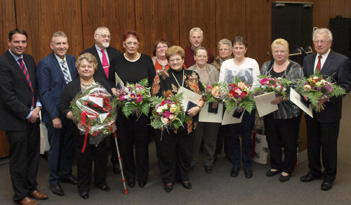 Pflegemedaillenverleihung an zweite Gruppe 2014