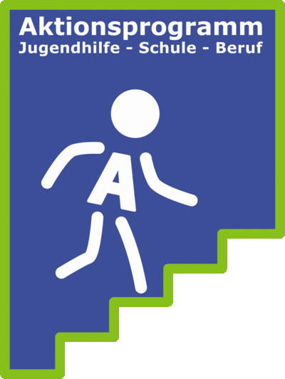 Logo Aktionsprogramm Jugendhilfe-Schule-Beruf