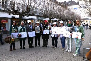 Symbolische Durchtrennung des Eröffnungsbandes