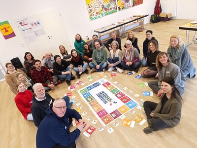 Teilnehmerinnen und Teilnehmer des Frei Day-Workshops