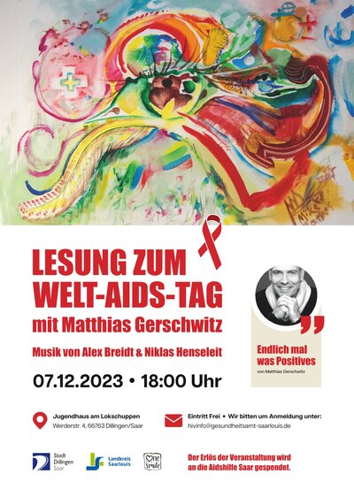 Plakat Lesung AIDS 2023