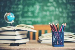 Szene aus einem Klassenzimmer