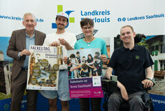 Fackellauf im Landkreis Saarlouis