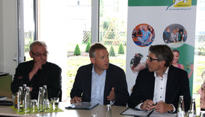 Gespräch Landrat und Storm bei Selbsthilfegruppen