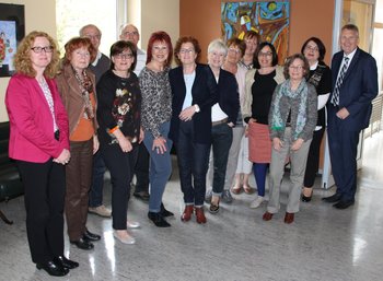Kunst-Forum-SLS Scheckübergabe