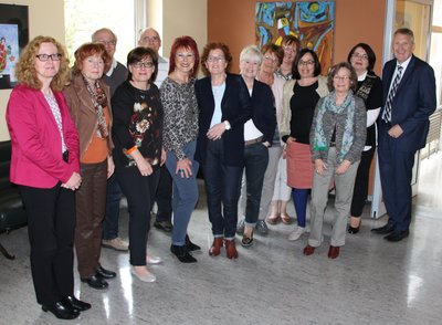 Kunst-Forum-SLS Scheckübergabe