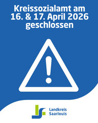 Kreissozialamt geschlossen Grafik