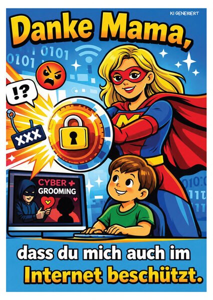 Postkarte-Mutter Postkarte-Mutter