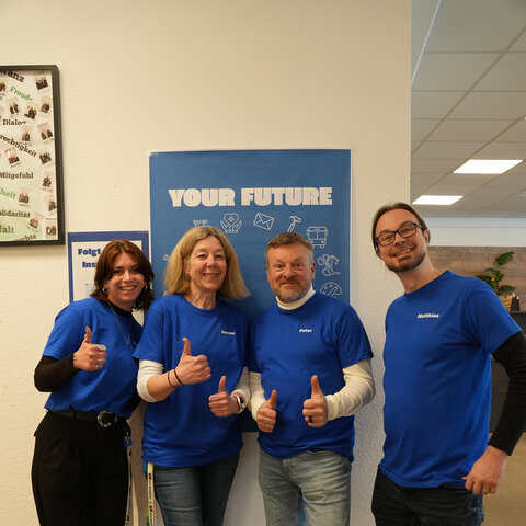 Das Organisationsteam der Messe YOUR FUTURE