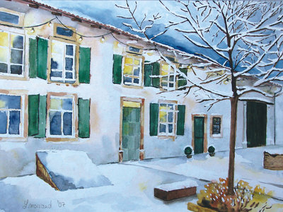 Haus-Saargau-Winter