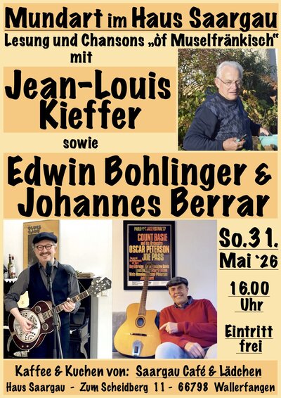 Plakat Haus Saargau 3