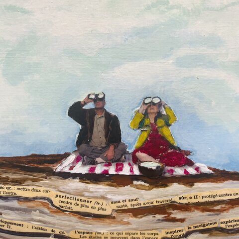 Ein Gemälde von Andrea Dollwet