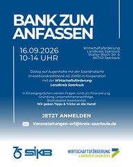 Bank zum Anfassen Sep26